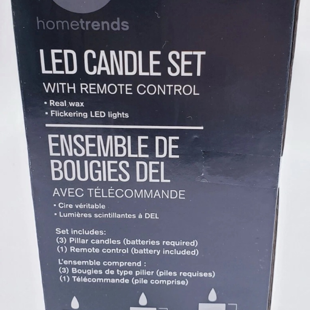 Hometrends LED Candle Set With Remote Control - Picture 5 of 6